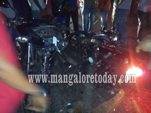 Rider dies, another critical in head-on collision between 2 bikes
